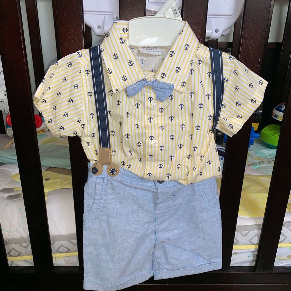 Baby boy short set